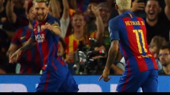 Imagem Com show do trio MSN, Barcelona atropela o Celtic na estreia da Champions