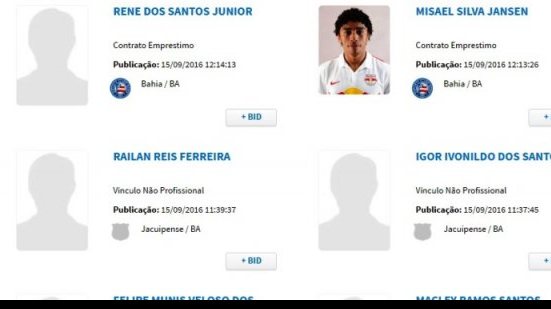 Imagem Novos reforços do Bahia são regularizados e podem estrear contra o Goiás