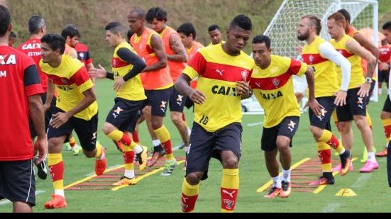 Imagem   Focando na parte física, Vitória segue preparação para encarar o São Paulo