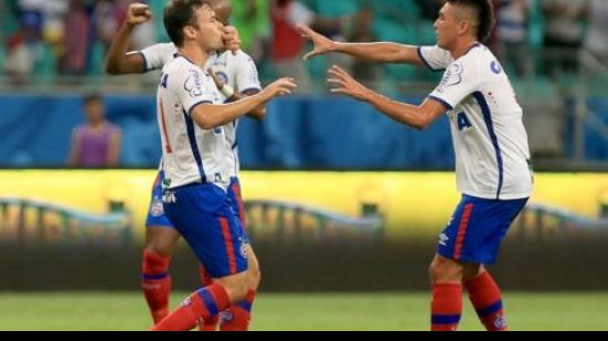 Imagem Bahia não dá chance à zebra, goleia o Tupi (MG) e encosta no G-4