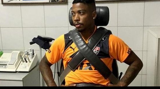 Imagem  Marinho é vetado e fica de fora do jogo contra o Cruzeiro