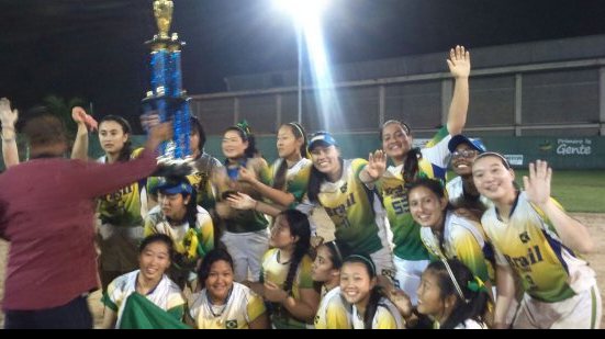 Imagem Brasil conquista Sulamericano feminino sub-18 de Softbol