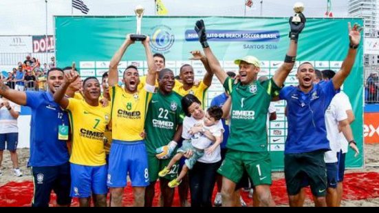 Imagem Brasil conquista Mundialito de Beach Soccer