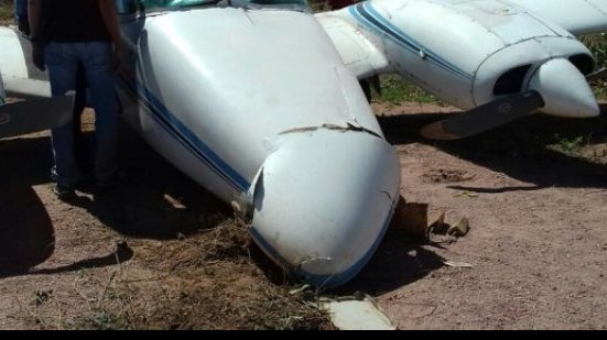 Imagem Aeronave de presidente do Conselho do Vitória derrapa na pista