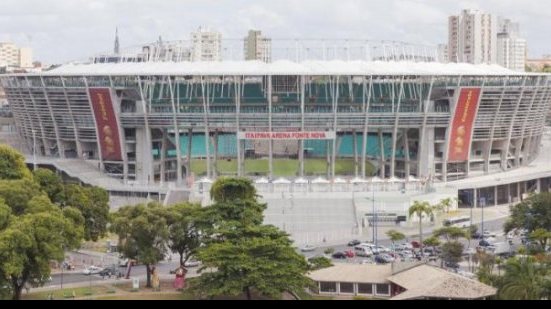 Imagem Edifício Garagem da Arena Fonte Nova não funcionará no jogo deste sábado