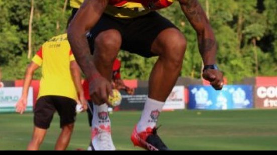 Imagem   Com participação de Kieza, Vitória segue preparação para encarar o Furacão