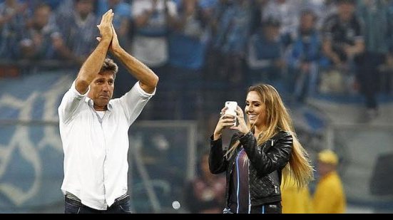 Imagem Presença da filha de Renato Gaúcho na semifinal da Copa do Brasil pode prejudicar o Grêmio