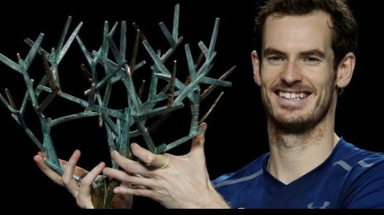 Imagem Andy Murray vence Masters 1000 de Paris e assume posto de número 1 do mundo