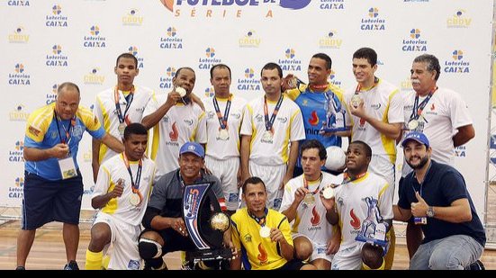 Imagem Seleção de Futebol de 5 do Instituto de Cegos da Bahia é campeã da Copa Loterias Caixa