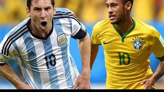 Imagem Brasil e Argentina duelam nesta quinta pelas Eliminatórias