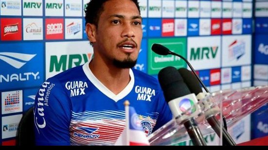 Imagem  Atacante do Bahia espera que ansiedade não atrapalhe desempenho do time