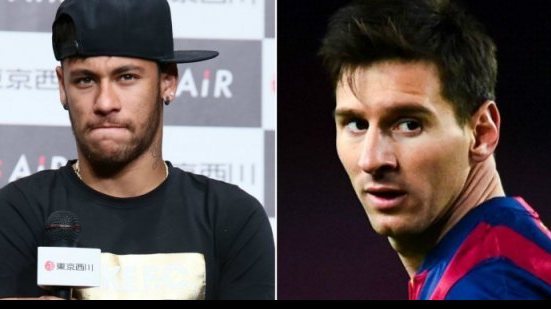 Imagem Neymar e Messi lamentam acidente de avião com time da Chapecoense