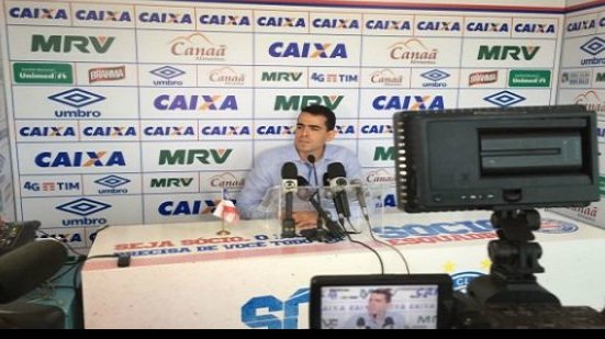 Imagem Marcelo Sant&#039;Ana diz que Bahia não está negociando com Arouca e Marquinhos Gabriel