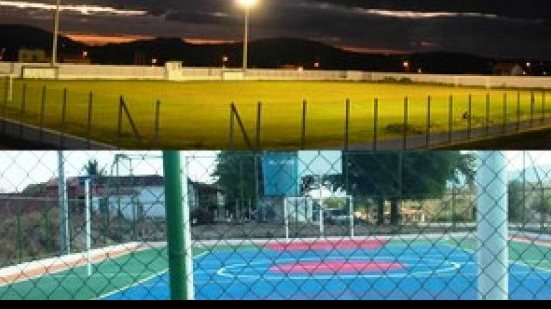 Imagem Equipamentos esportivos são reformados e entregues no interior