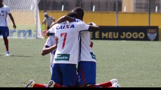 Imagem  Time sub-20 do Bahia encara o Fast-AM pela Copa São Paulo