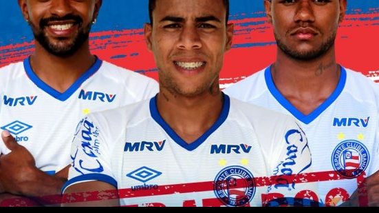 Imagem   Bahia anuncia a contratação de três jogadores
