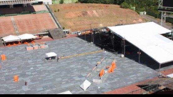 Imagem Gramado de Pituaçu tem cuidados especiais para os ensaios do Harmonia do Samba