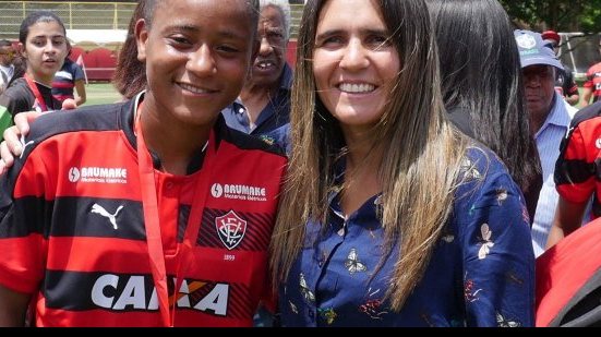 Imagem Treinadora da Seleção Brasileira acompanhou final do Baianão Feminino