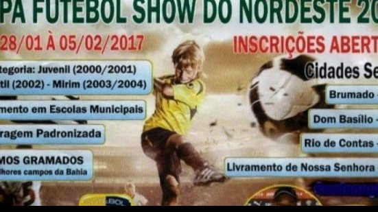 Imagem Copa Futebol Show do Nordeste tem início na Bahia