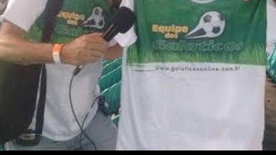 Imagem Equipe dos Galáticos presenteia Uéslei &quot;Pitbull&quot; e torcedores na Arena