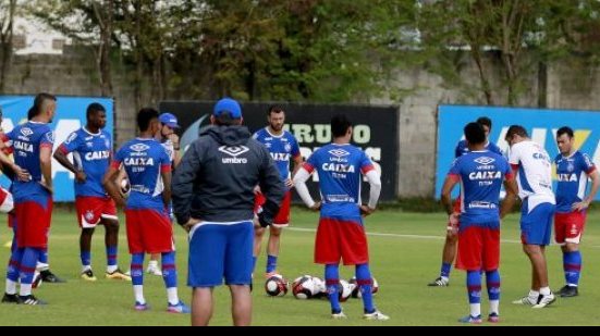 Imagem   Com treino em dois períodos, o Bahia segue preparação para encarar o Galícia