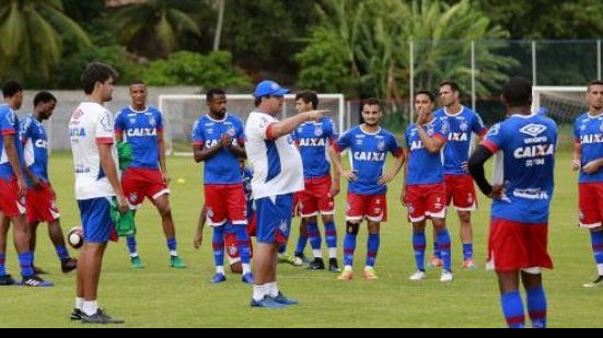 Imagem Com Cajá na academia, Bahia se reapresenta no Fazendão