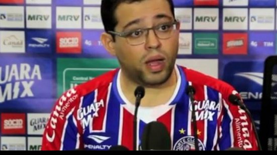 Imagem   Vice-presidente do Bahia compara erros da arbitragem com o estupro