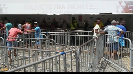Imagem Apesar de movimento tranquilo, vendas para o BA-VI registram tumulto nesta terça