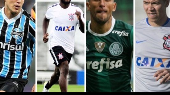 Imagem Confira lista de atletas que estão sobrando em elencos de gigantes na Série A