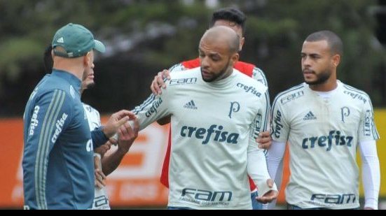 Imagem Rachão no Palmeiras termina em briga entre Felipe Melo, Cuca e preparador