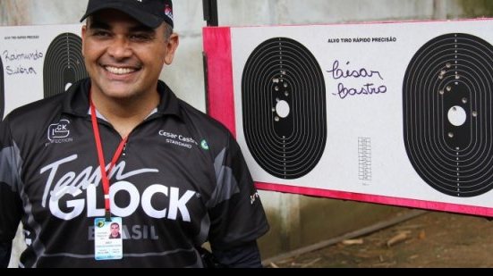 Imagem PM baiano representará o Brasil em competição de tiro nos Emirados Árabes