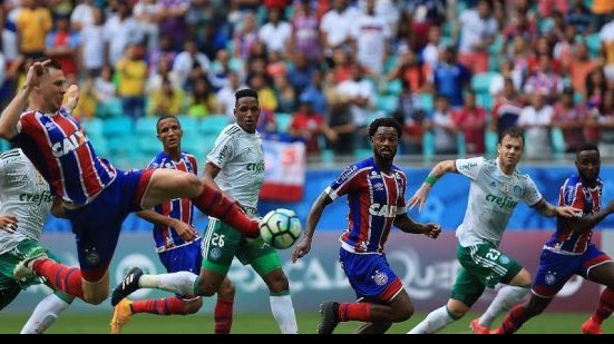 Imagem Bahia cai diante do Palmeiras e perde invencibilidade em casa