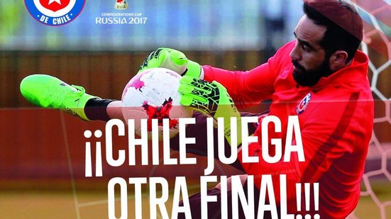 Imagem Claudio Bravo pega três pênaltis e Chile desbanca Portugal na Copa das Confederações
