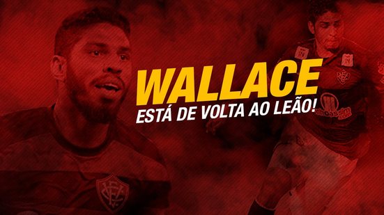 Imagem Wallace é oficializado como reforço do Vitória
