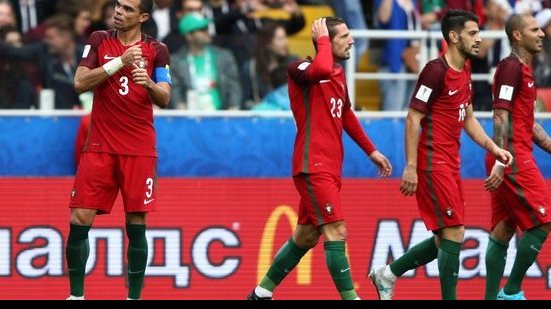 Imagem Portugal vence México de virada e é 3º da Copa das Confederações