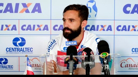 Imagem Bahia perde Allione para duelo com o Fluminense
