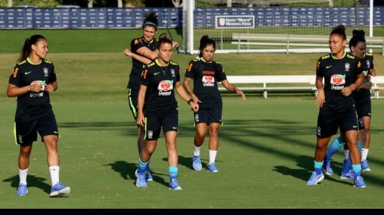 Imagem Seleção Feminina treina em Los Angeles
