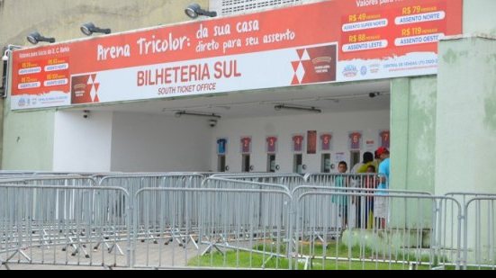 Imagem Bilheterias da Fonte Nova abrem neste sábado para Bahia x São Paulo