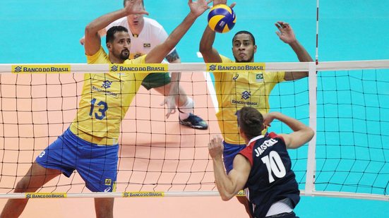 Imagem Seleção masculina de vôlei vence Estados Unidos em amistoso em São Paulo