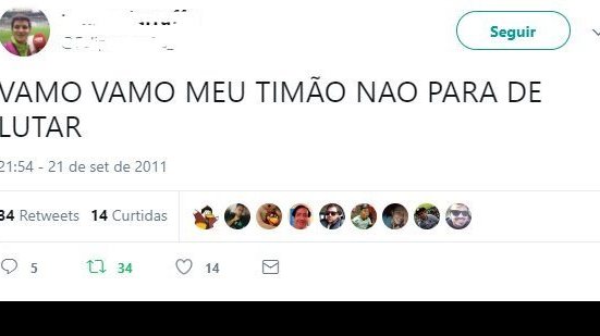 Imagem Internautas recuperam mensagens de repórter que provocou reação de Mancini: “Vamo Corinthians!”