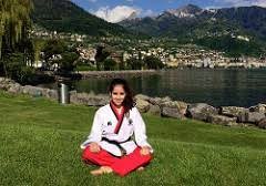 Imagem Brasileira cursa "graduação em taekwondo" na Coreia do Sul para ser treinadora