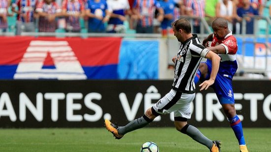 Imagem Com gol no final do jogo, Bahia perde para o Botafogo na Arena Fonte Nova