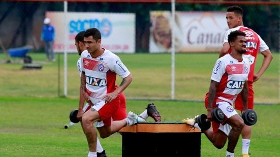 Imagem Antes de folgar três dias, elenco tricolor participa de trabalho físico técnico no Fazendão