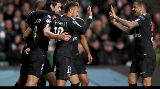 Imagem Neymar marca e PSG atropela o Celtic na estreia da Liga dos Campeões