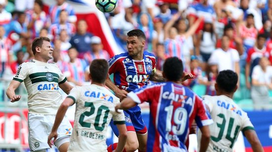 Imagem Bahia abre o placar, mas cede empate ao Coritiba e segue instável na Série A