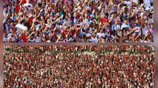 Imagem Bahia tem a 8ª maior média de público nos estádios das séries A, B e C; Vitória é o 21º
