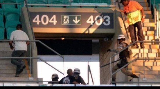 Imagem Briga entre corintianos no entorno da Arena Fonte Nova resulta em 11 prisões