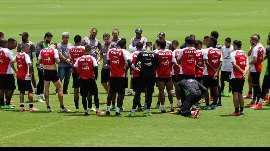 Imagem Vitória encerra preparação e está relacionado para enfrentar o Grêmio