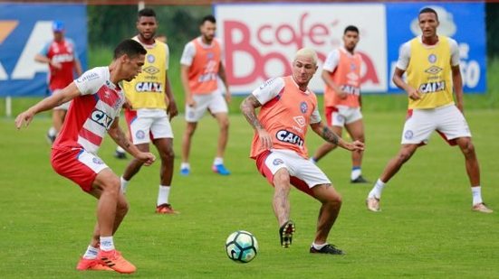 Imagem Bahia segue preparação visando a partida contra o Santos, na quinta (16)