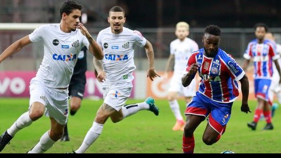 Imagem Libertadores é possível! Bahia vence o Santos e cola de vez no G-7